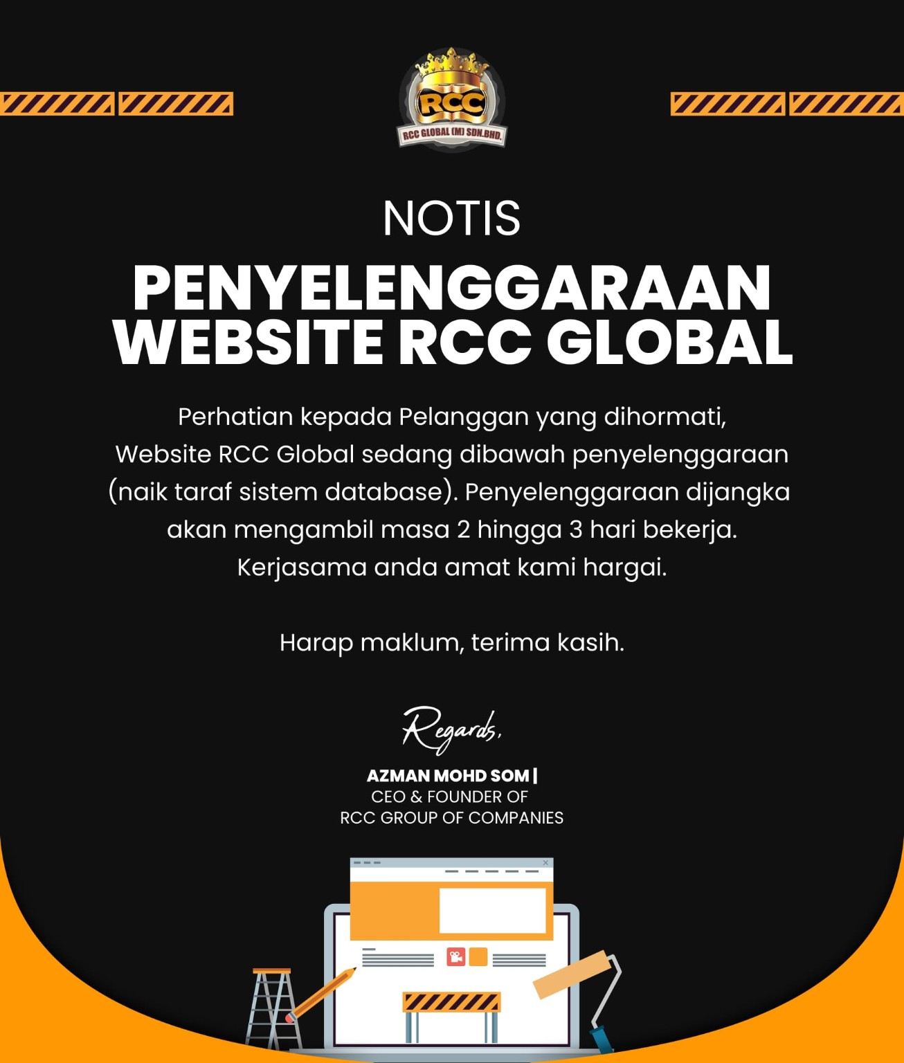 Website Maintenance